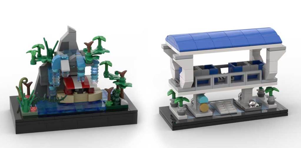 Mini Model Lego designs. 