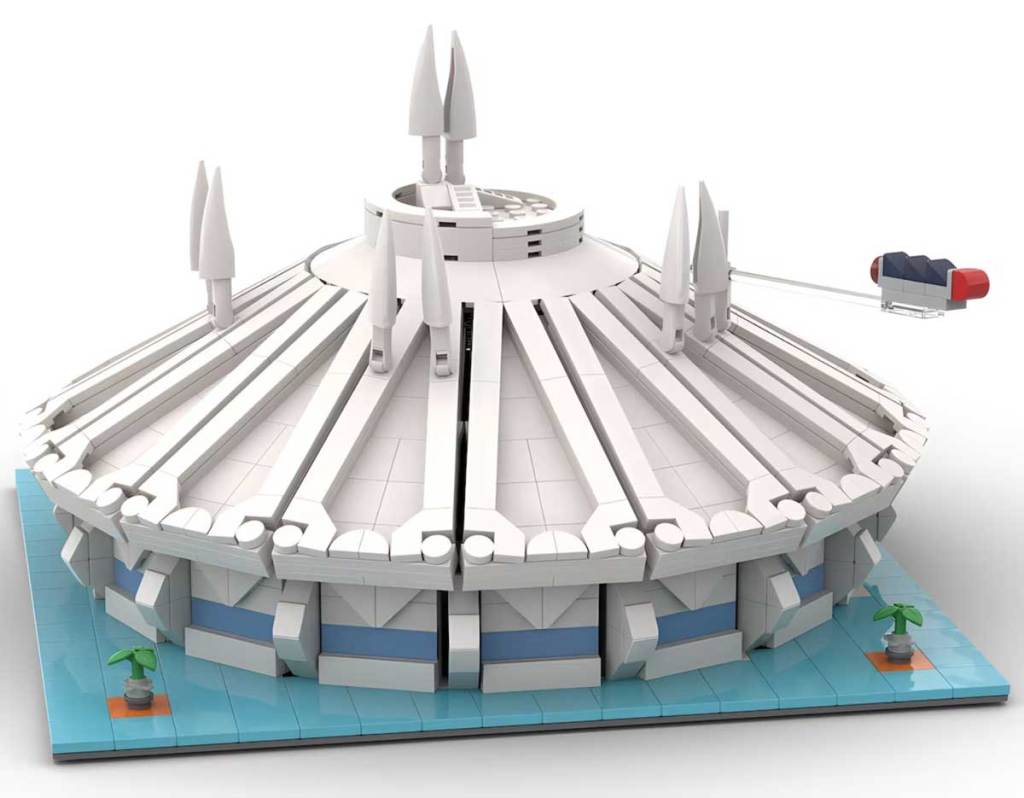 Space Mountain Etsy Disney Parks Lego design.