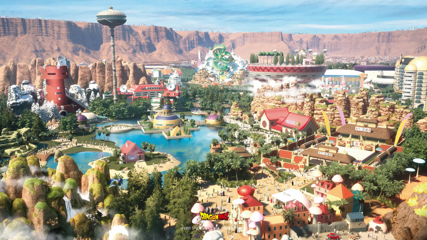 Dragon Ball theme park in Qiddiya, Saudi Arabia