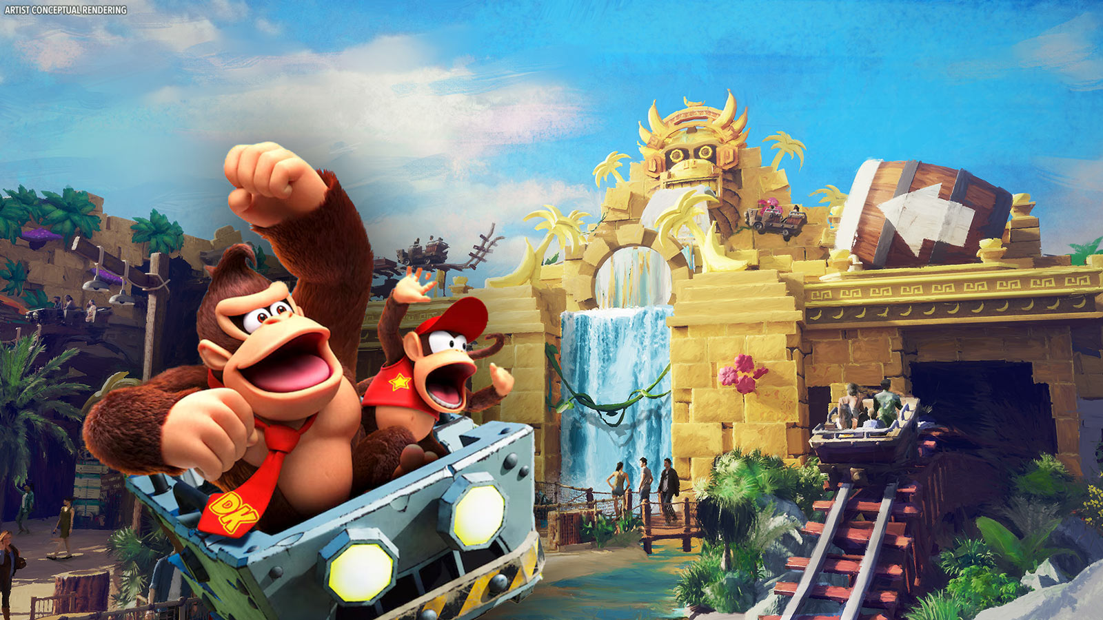 Donkey Kong Country and Super Mario Land for Super Nintendo World at Universal Epic Universe