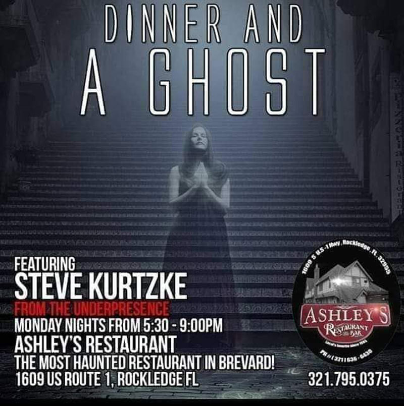 Dinner and Ghost haunted experience in Florida.