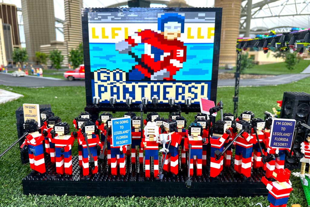 LEGOLAND Florida Miniland celebration for Florida Panther's Hockey Team